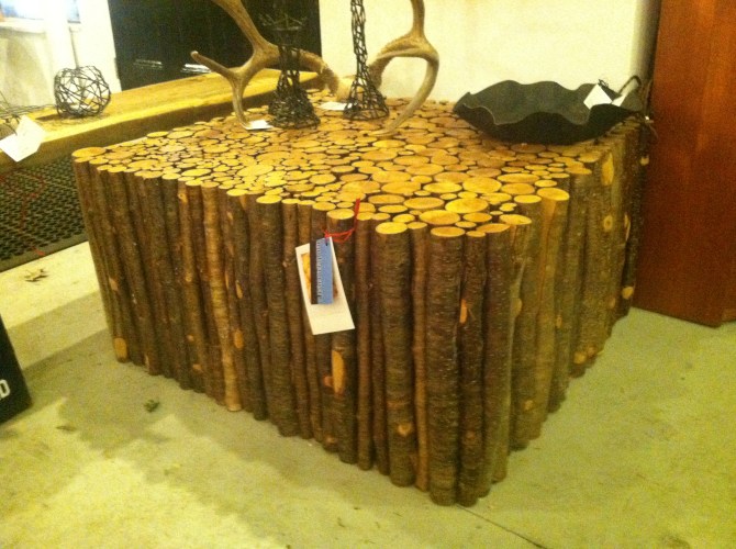 Adirondack Birch coffee table