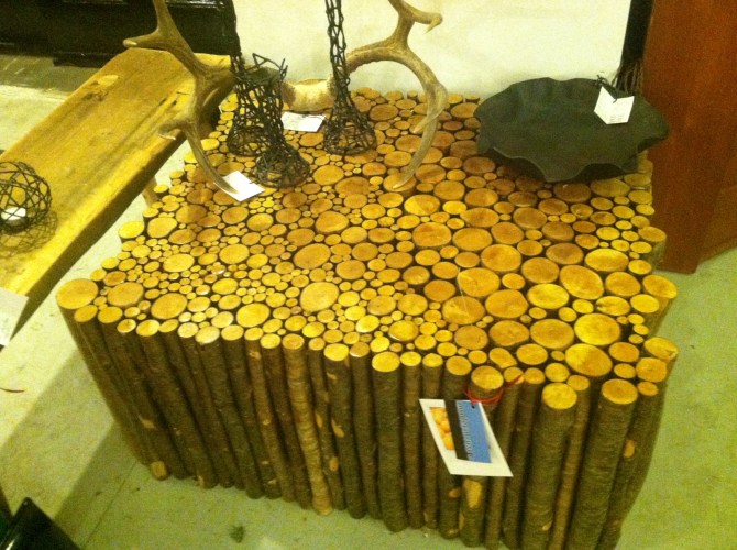 Adirondack Birch coffee table